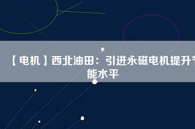 【電機】西北油田：引進永磁電機提升節(jié)能水平
          